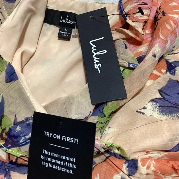 NWT Lulus Floral Maxi Dress - Picture 10 of 16